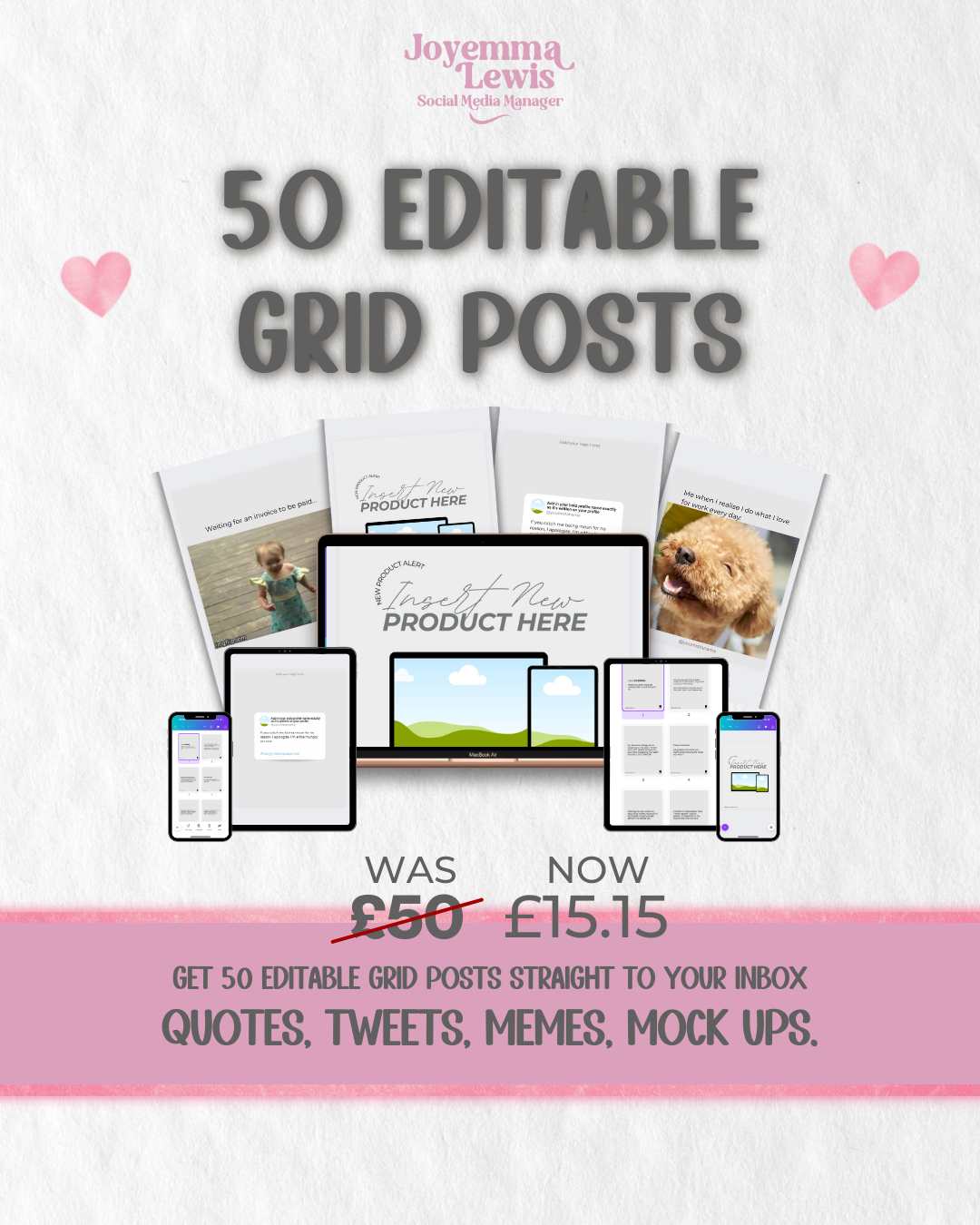 50 Editable Grid Posts